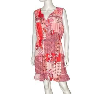 Collective Concepts Women’s Sleeveless Floral Dress Sz XL